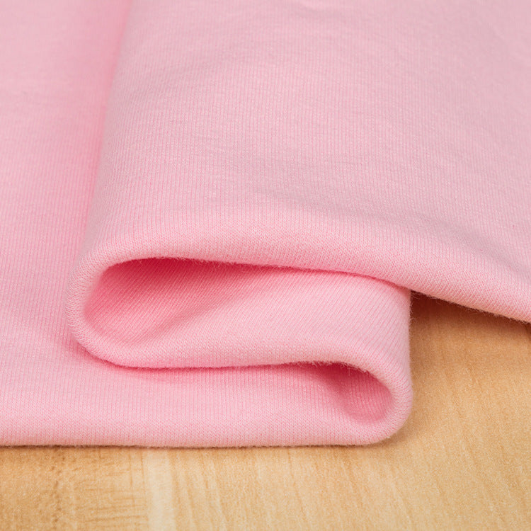 96F 290G high qulaity thicken combed Cotton with fleece back  - 0127#